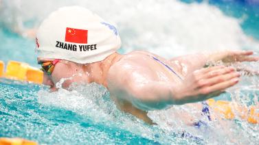 [乒乓球]林高远／刘诗雯获得全运会混双决赛阶段资格.